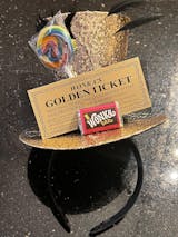 Miniature Wonka Bar Candy Wrapper and Mini Golden Tickets - 48 wrappers and  golden tickets (candy not included)