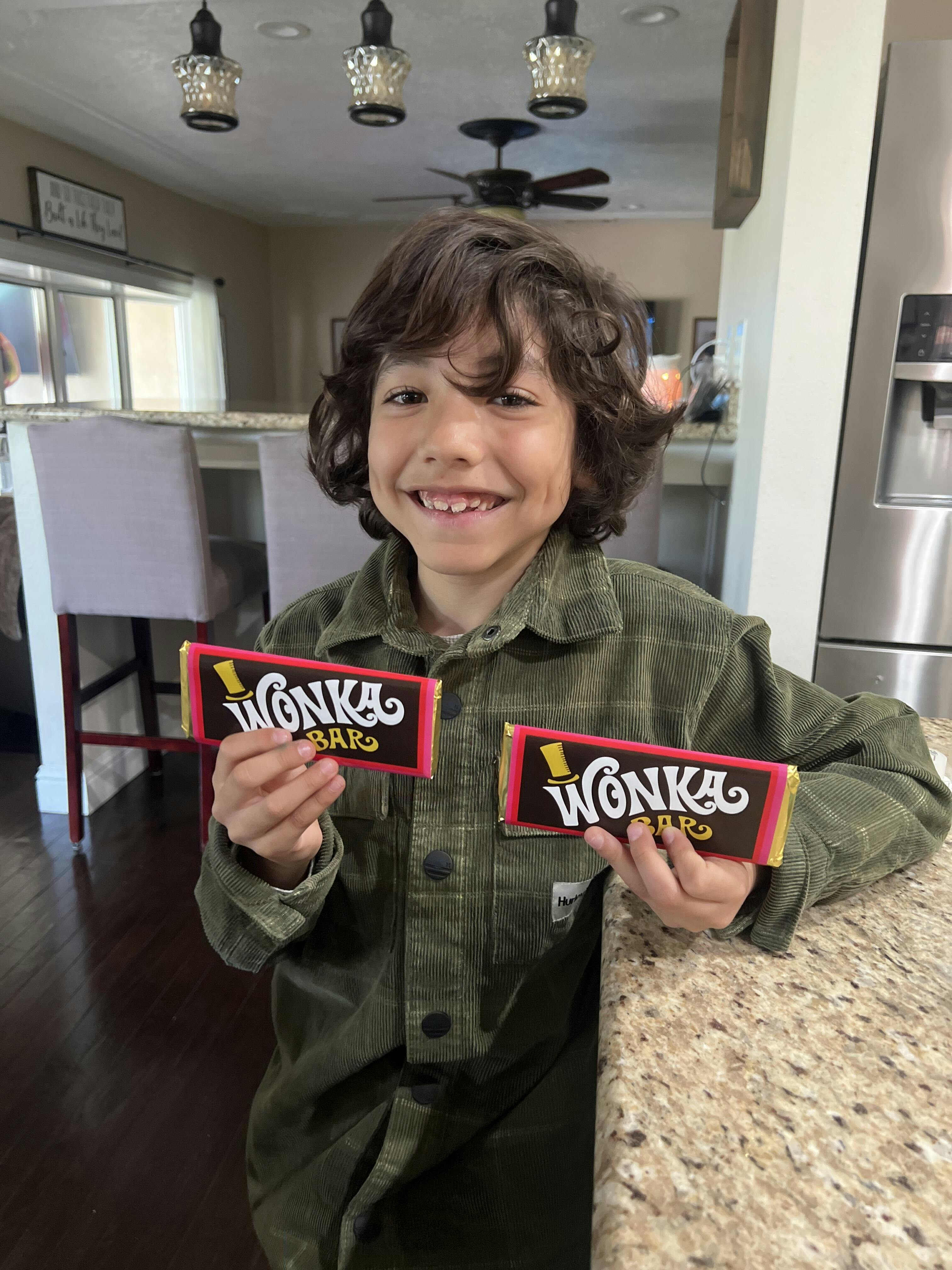 Wonka Bar Wrapper and Foil with Golden Ticket – Candy Wrapper Store