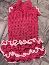 DOG DRESS Crochet Pattern (skill level advanced)