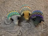 2 IN 1 BEAD HEDGEHOGS Crochet Pattern (skill level Intermediate)