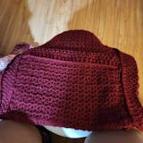 POCKET SHAWL Crochet Pattern (skill level intermediate)