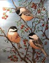 Birds and Red Fruits