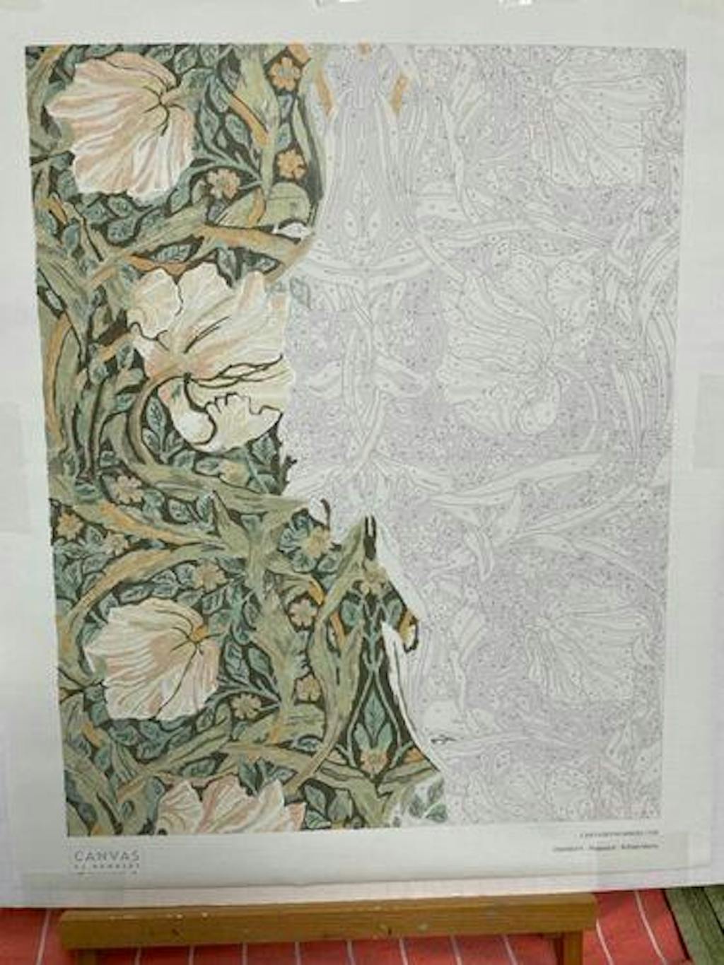 Pimpernell - William Morris - Paint by Numbers – Canvas by Numbers