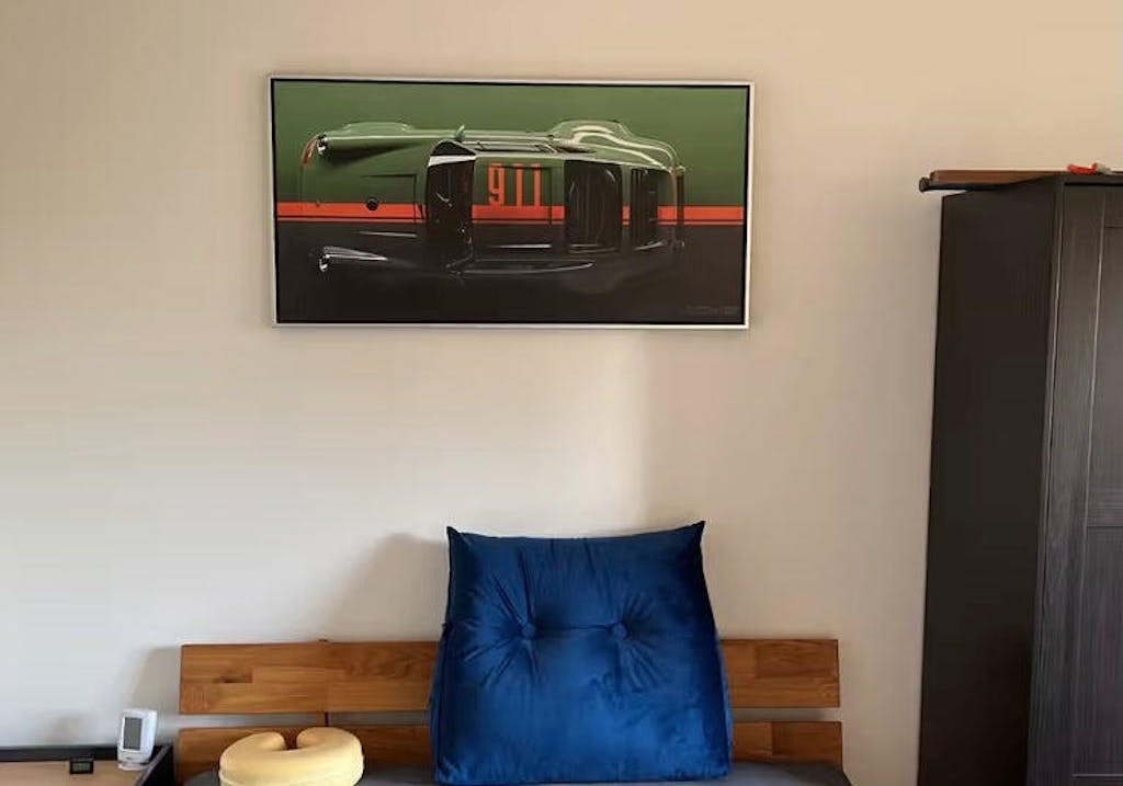 Zielone Porsche 911 | Obraz