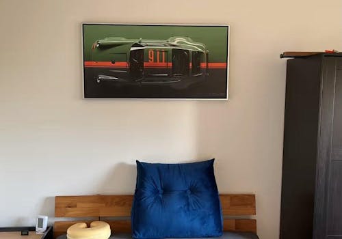 Zielone Porsche 911 | Obraz