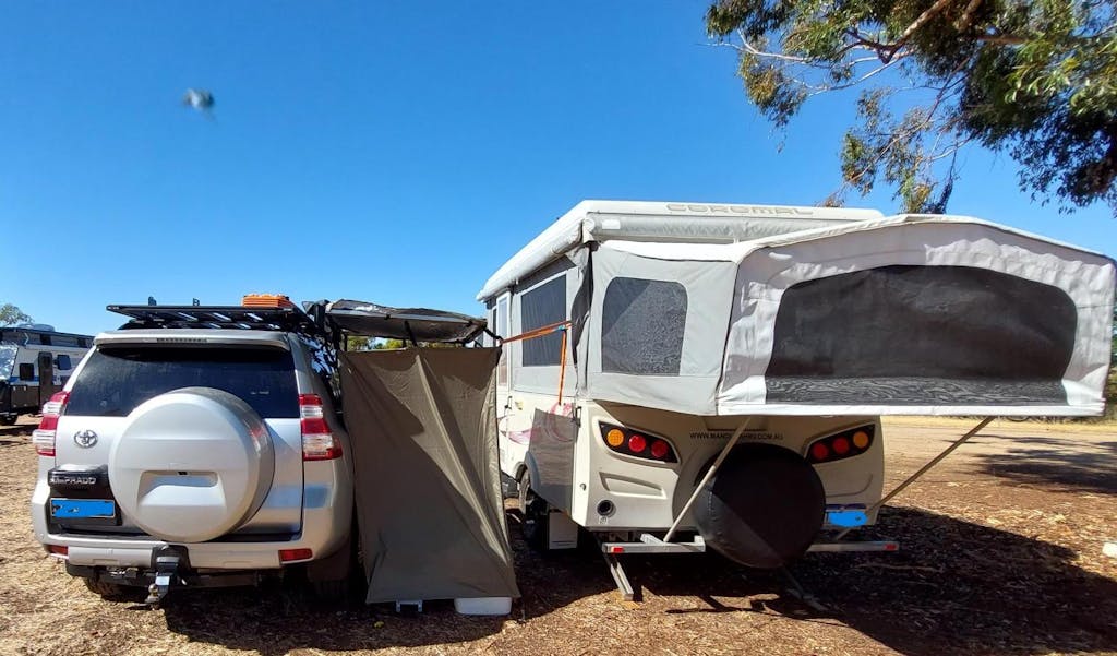 NOMAD Shower Tent Awning with Roof CAOS Gear