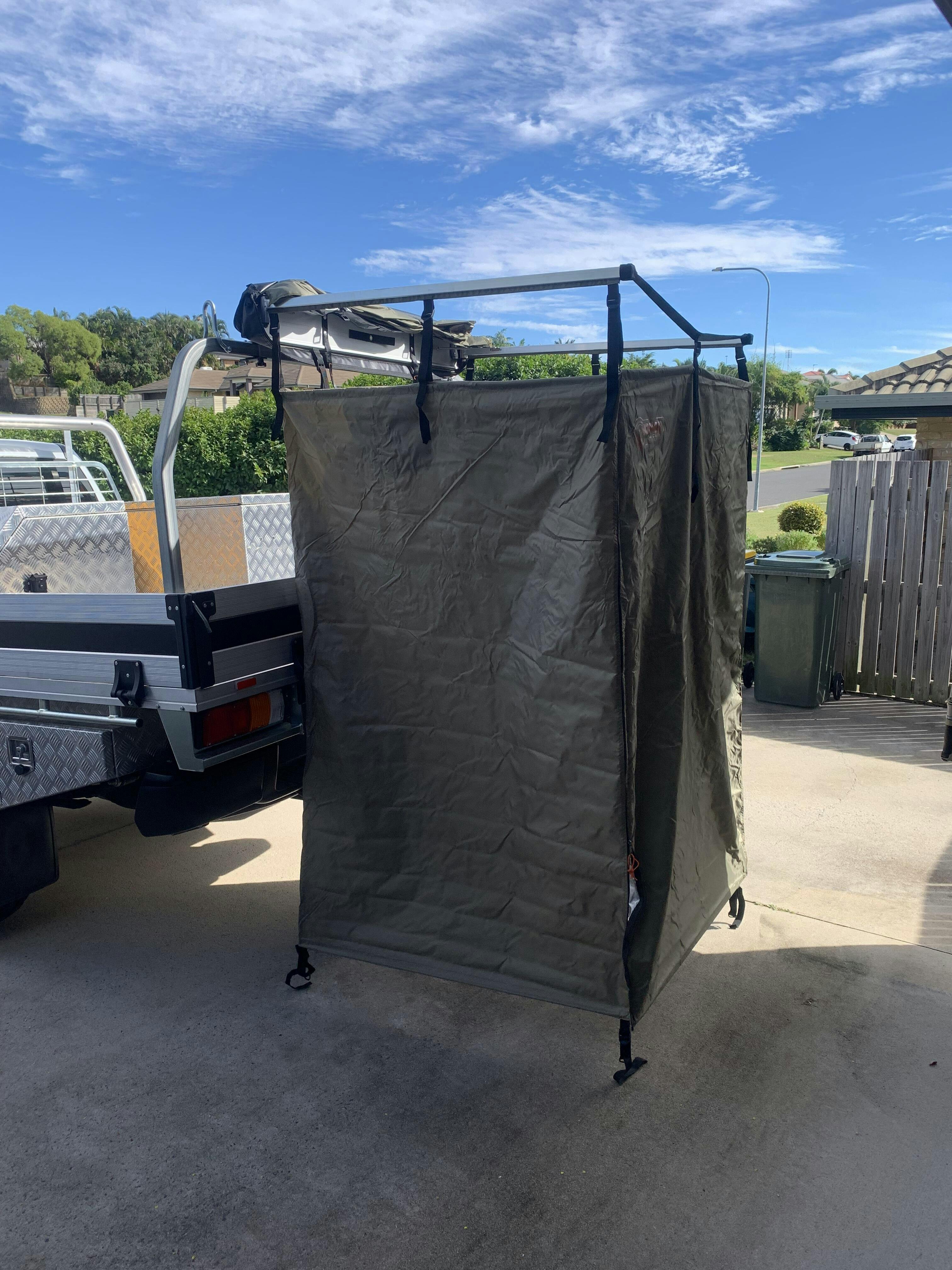 NOMAD Shower Tent Awning with Roof CAOS Gear