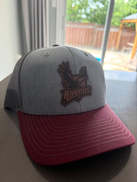 RICHARDSON 112 TRUCKER - Heather Grey/Charcoal/Maroon