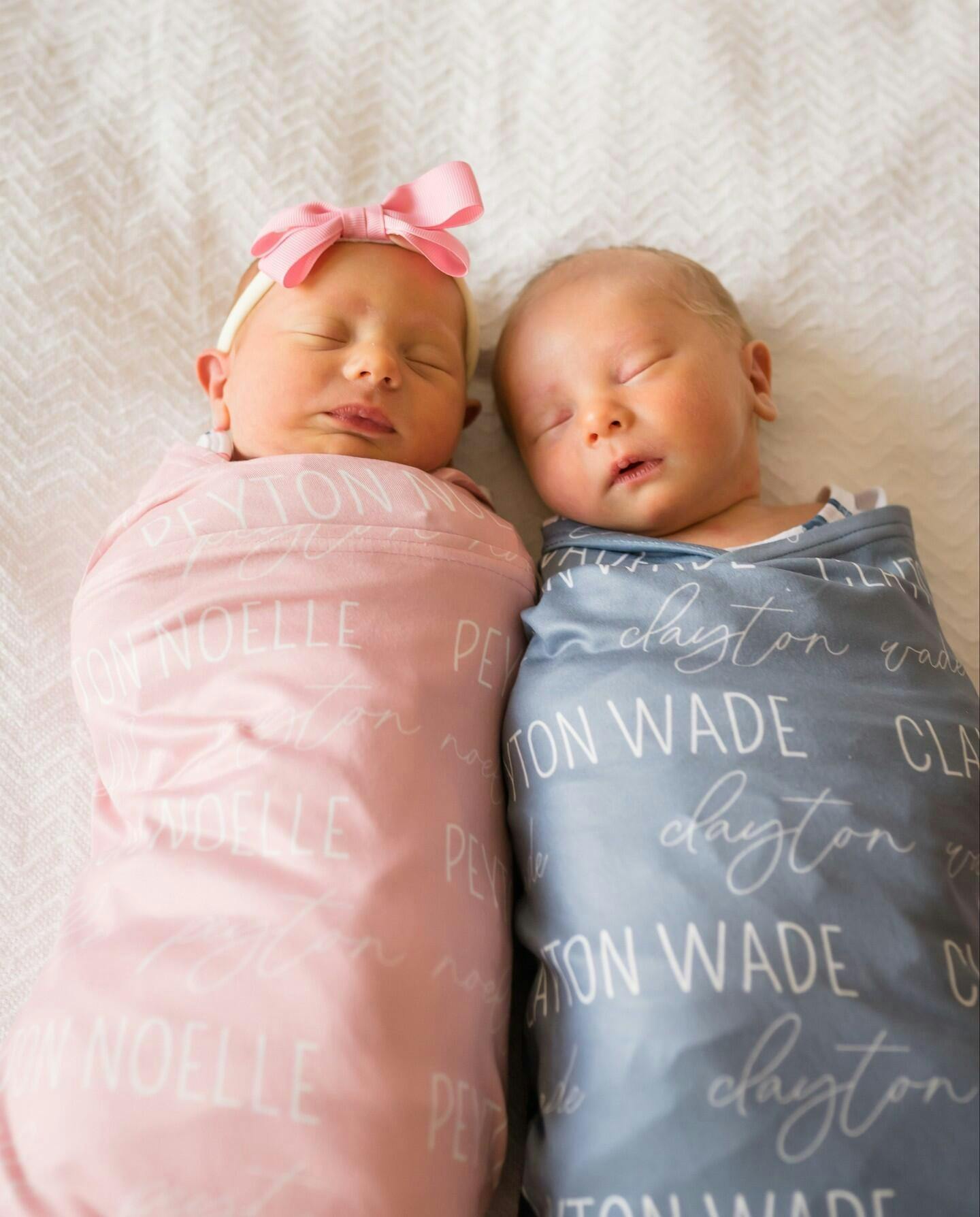 Personalized Baby Swaddle Blanket with Hat Blankets Custom Newborn