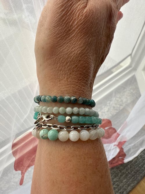 AMAZONIT Edelsteinarmband – hellblau – OCEAN