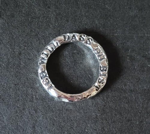 CORE Ring Skinny - Ring mit Gravur