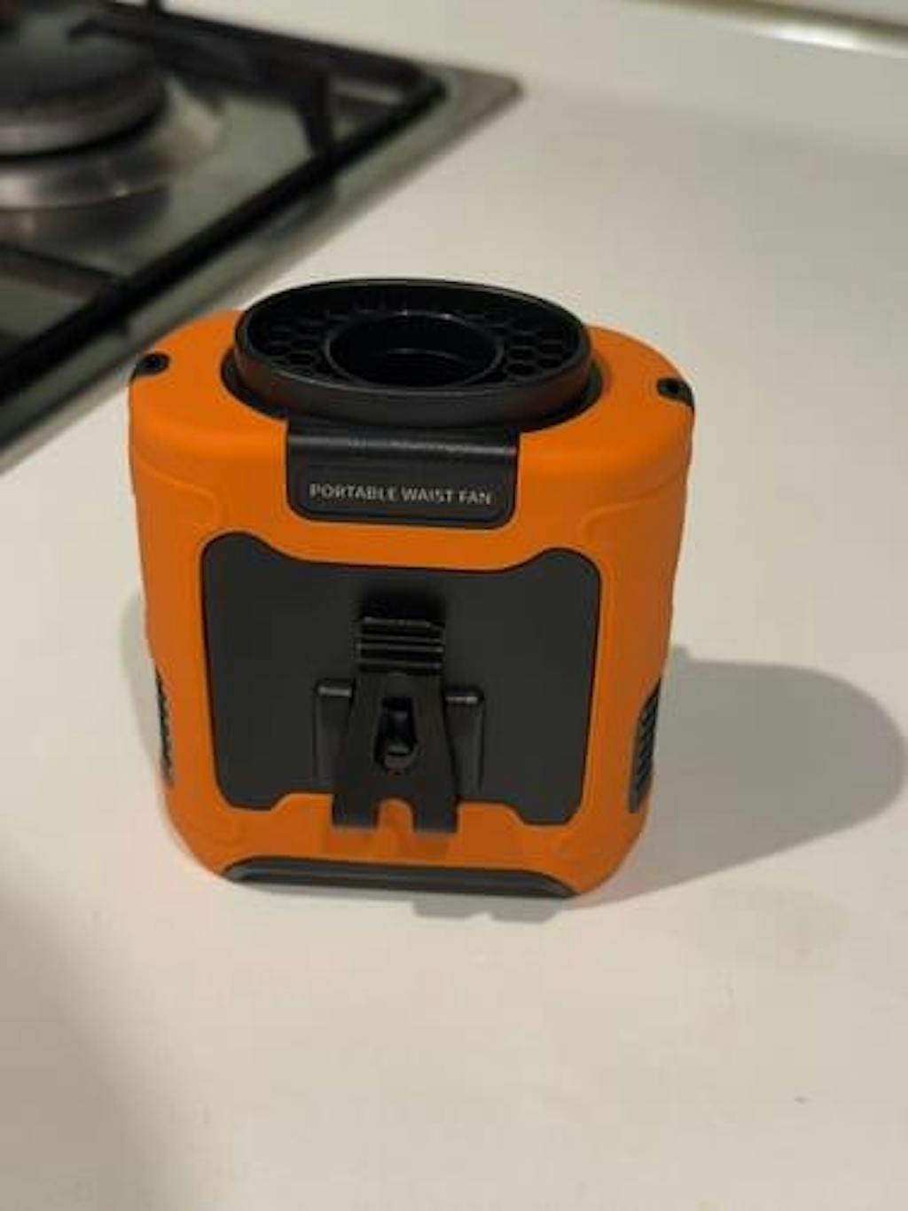 3-in-1 Waist Fan with Flashlight & Powerbank