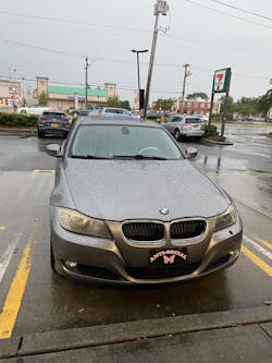 Pink Anti-Social Butterfly License Plate