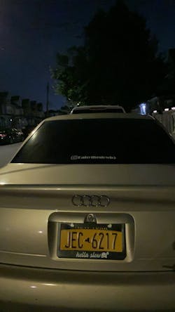 Small Heart License Plate Bolts