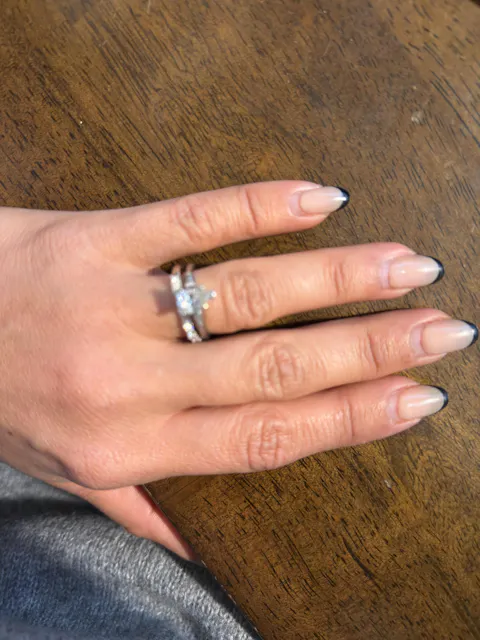 Half Eternity Baguette Wedding Band