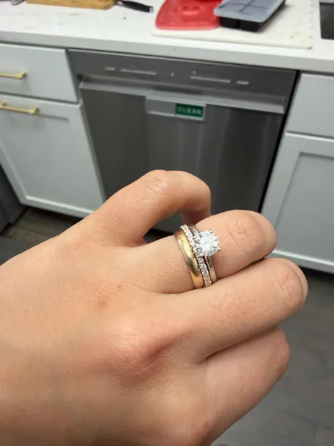 Diamond Half Eternity Band with Round Cut