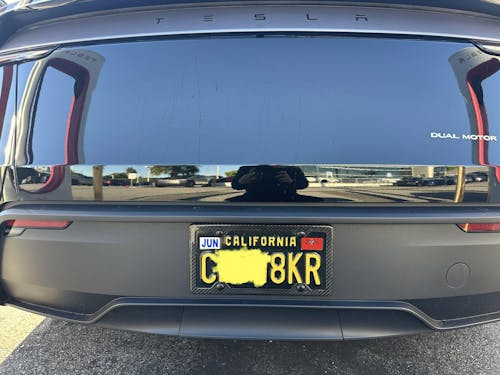 Carbon Fiber License Plate Frame - 4 Holes Minimal - Gloss Finish