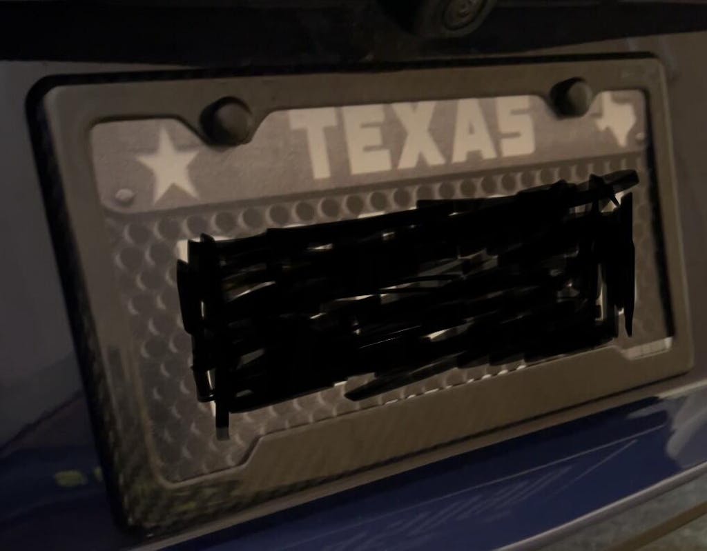 Carbon Fiber License Plate Frame - 2 Holes Angled Bottom - Gloss Finish