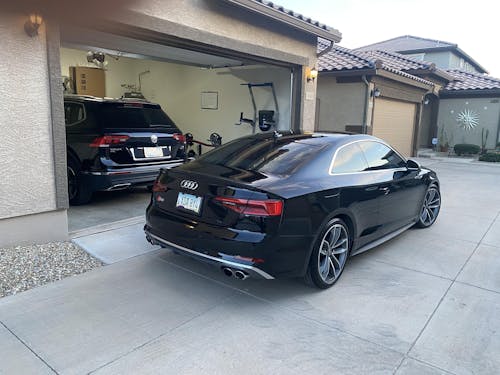 Carbon Fiber License Plate Frame - 2 Holes Angled Bottom - Gloss Finish