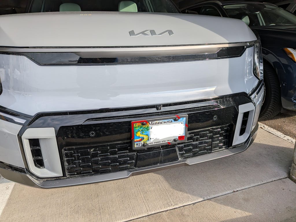 CarbonFG 2-Hole License Plate Frame Hardware Kit - Blackout Edition