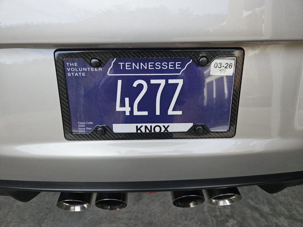 CarbonFG UltraView Clear License Plate Cover