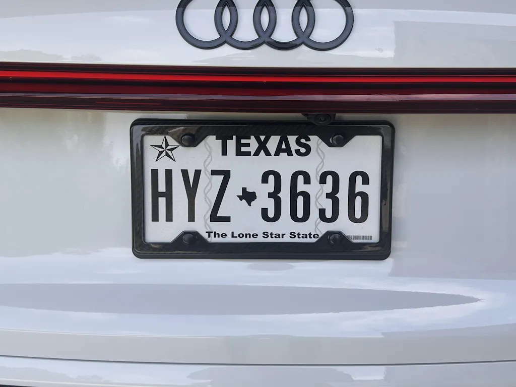 CarbonFG 2-Hole License Plate Frame Hardware Kit - Blackout Edition