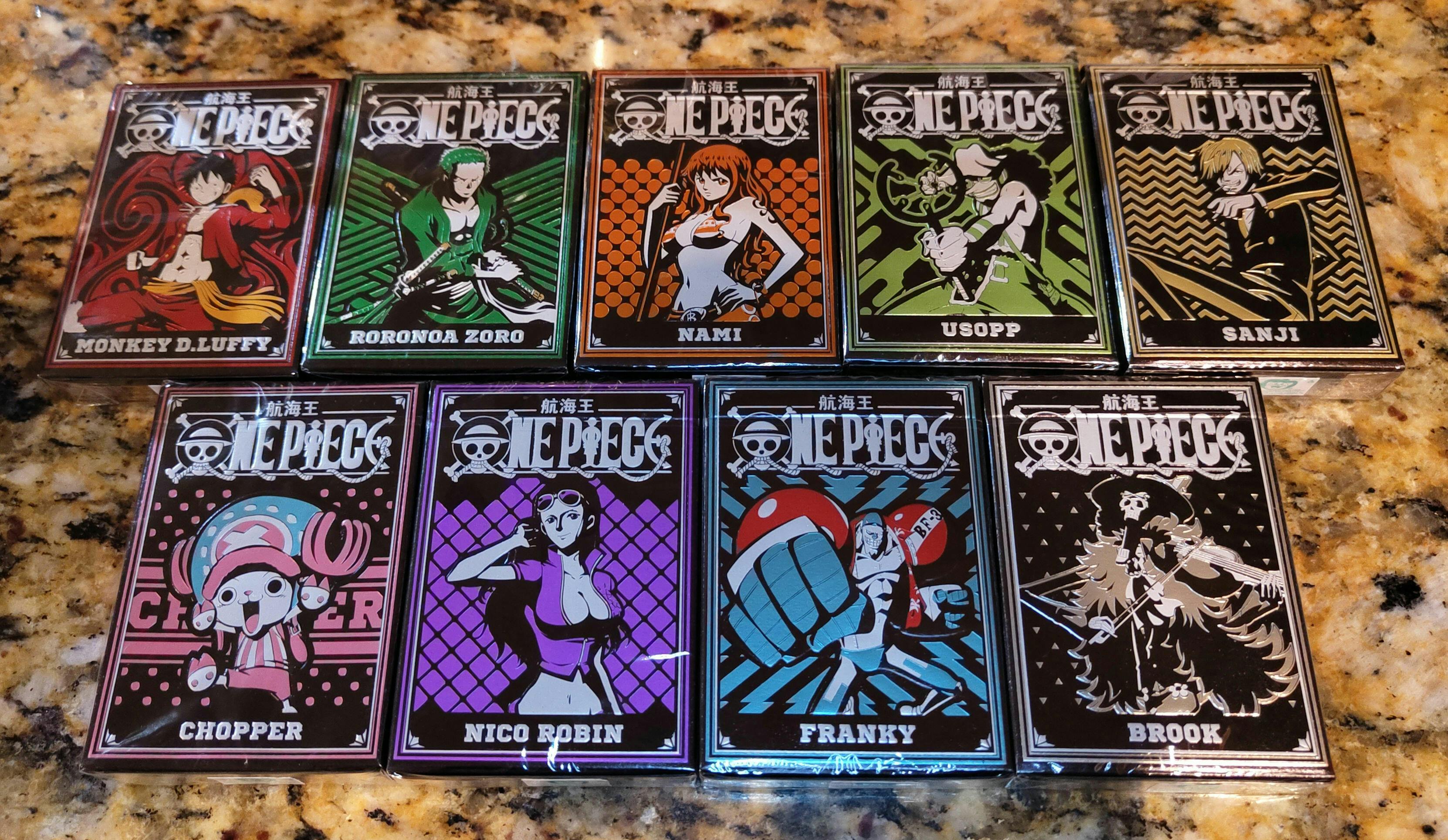 トランプ ONE PIECE FOILED COLLECTION One Piece Playing Cards - Foiled Collection | Card Mafia