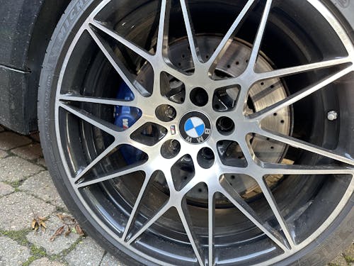 BMW M Sport Alloy Wheel M Decals x4