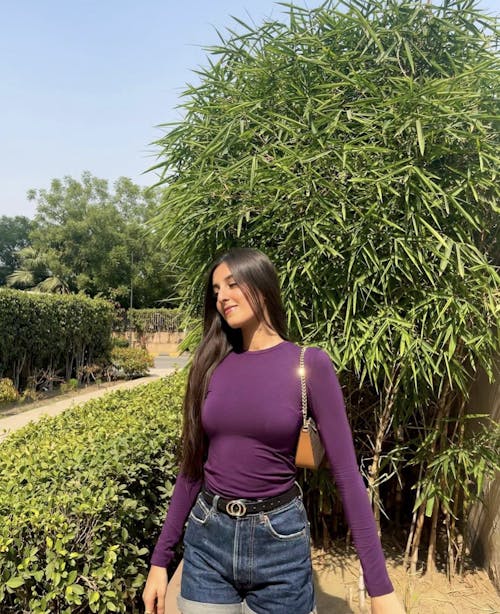 GRAPE LONG SLEEVE CREW