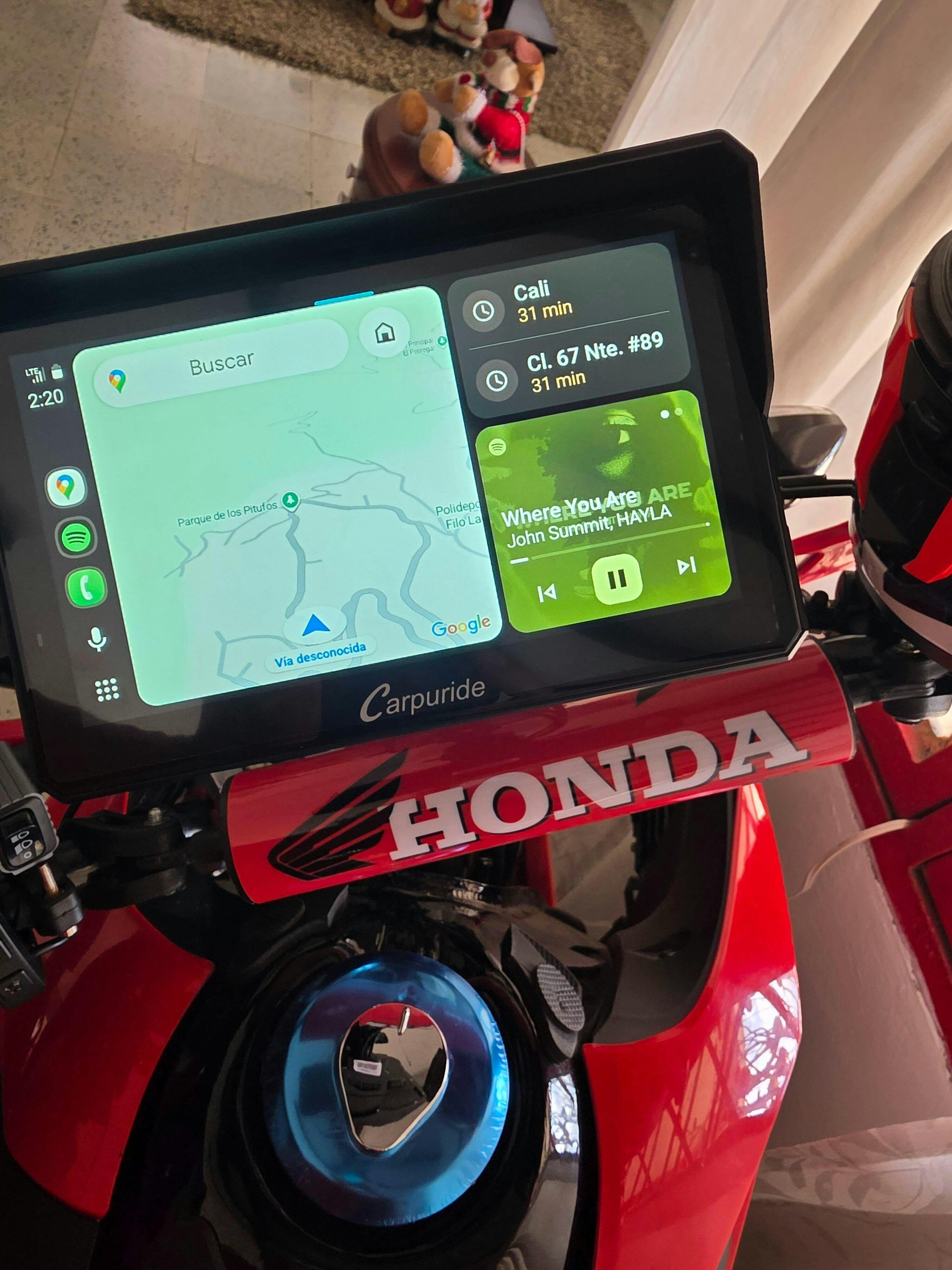 Carpuride W702BS/W502BS | Original motorcycle TFT data display