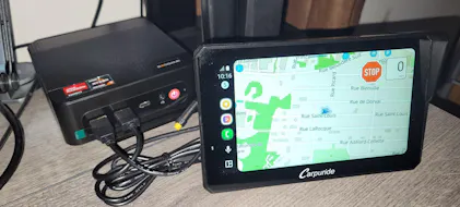 Lamto sans Fil A-pple Carplay et Android Auto, Stéréo de Voiture avec Lamto sans Fil A-pple Carplay et Android Auto, Stéréo de Voiture avec