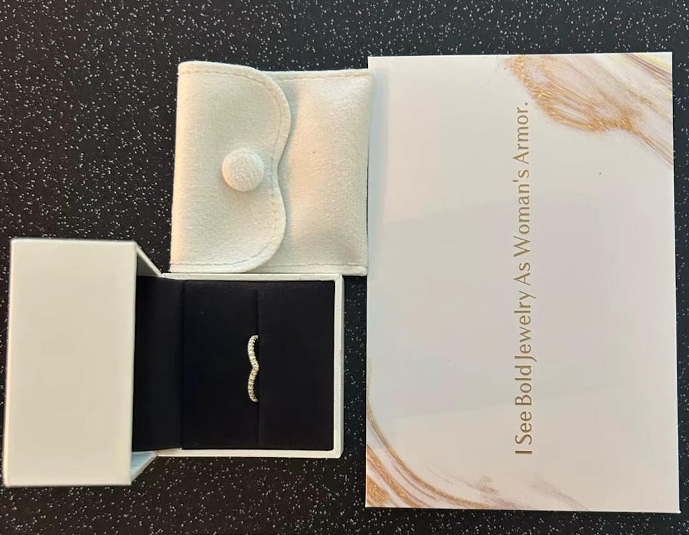 Moissanite Ring Infinity