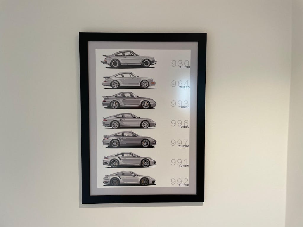 911 Turbo Generationen Poster