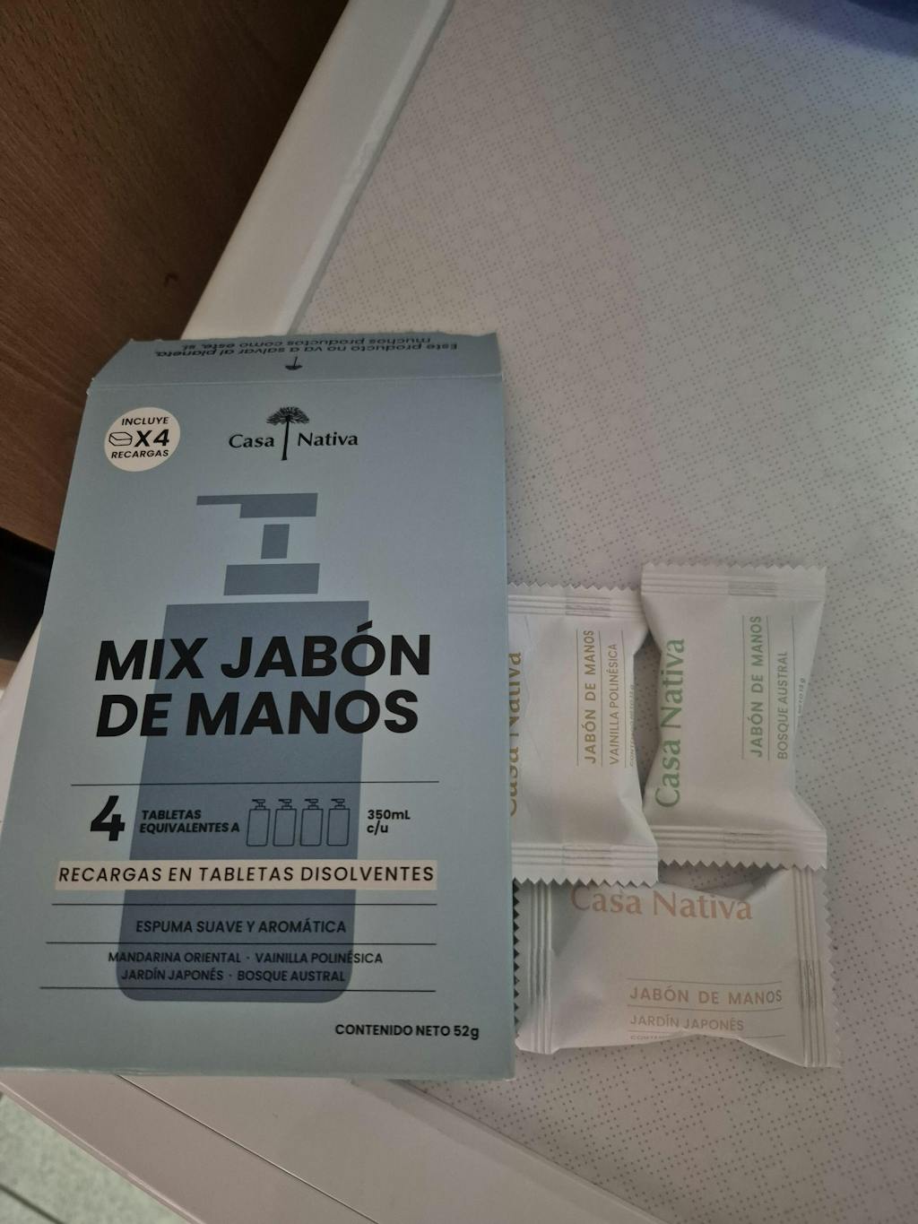 4 Recargas Jabón Espuma Mix Aromas