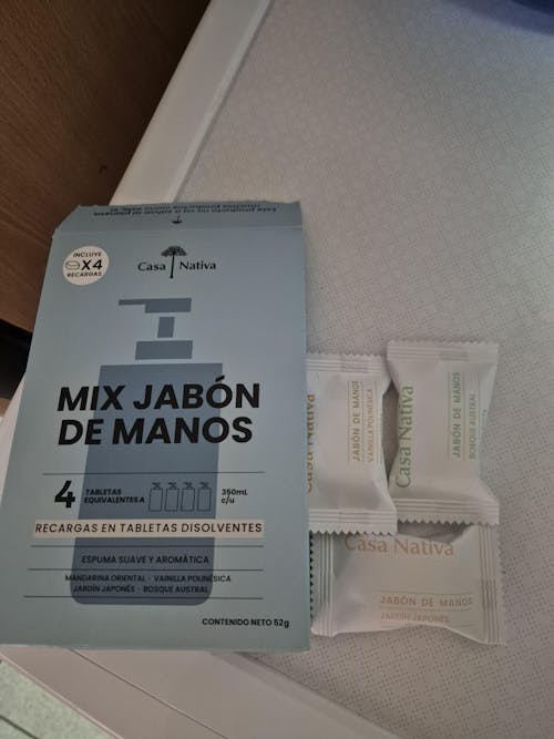 4 Recargas Jabón Espuma Mix Aromas