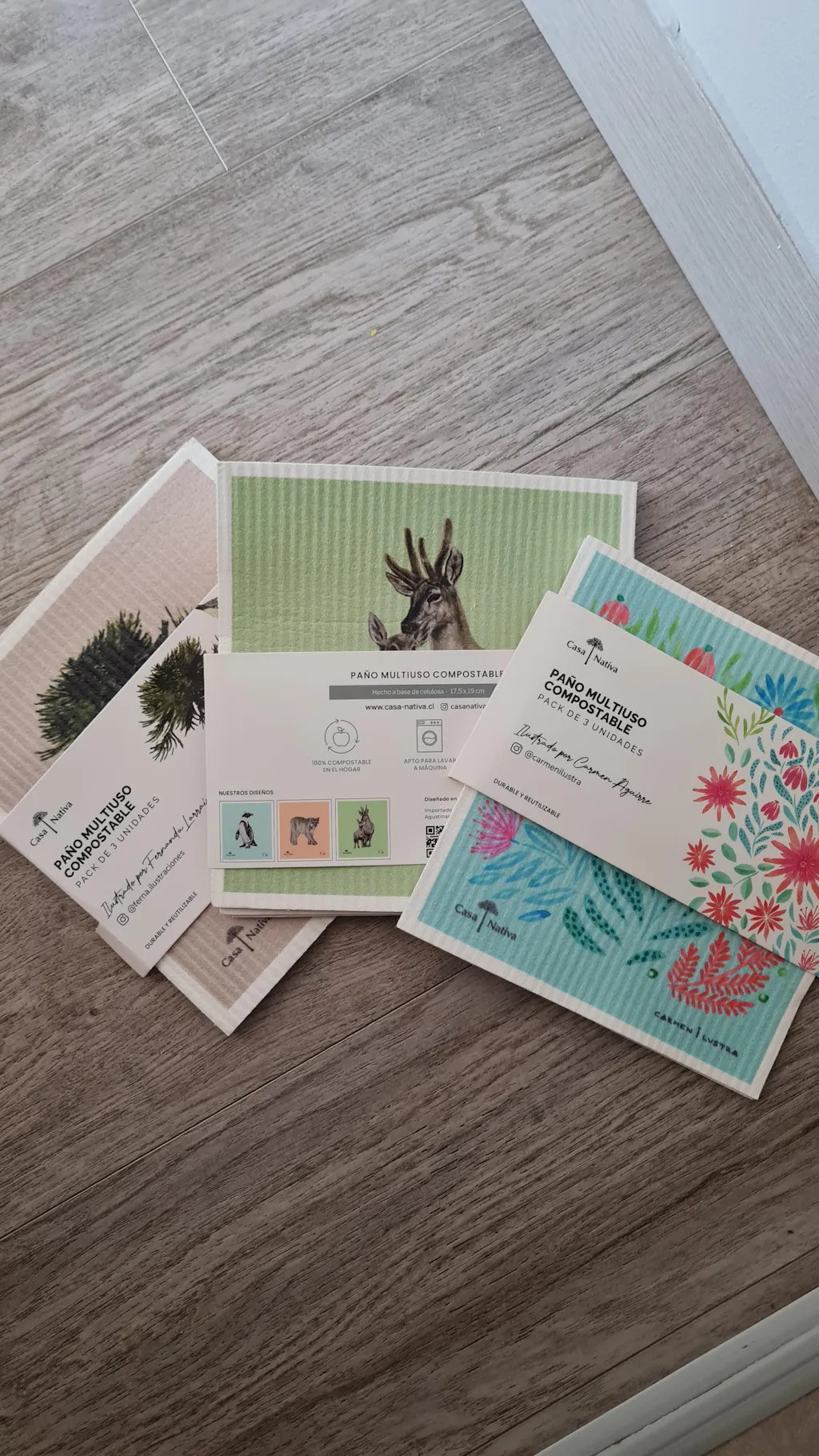 Pack Triple Paños Compostables