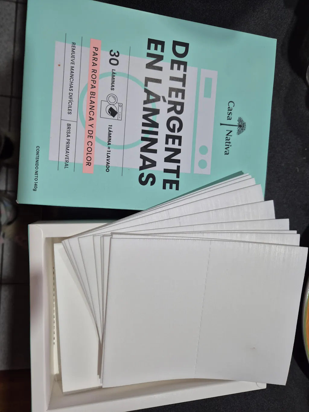 Detergente en Láminas Brisa Primaveral