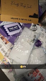 Frosted Flutter Chain Soft Case