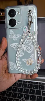Frosted Flutter Chain Soft Case