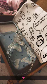 Starry Blue Wings Chain Case
