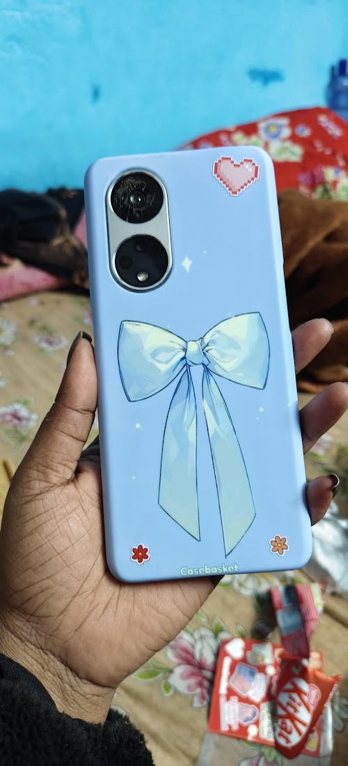 Dreamy Blue Bow Phone Cover