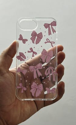 Pink Bow Aesthetic Case – Cute & Girly Cover for iPhone, Samsung & More