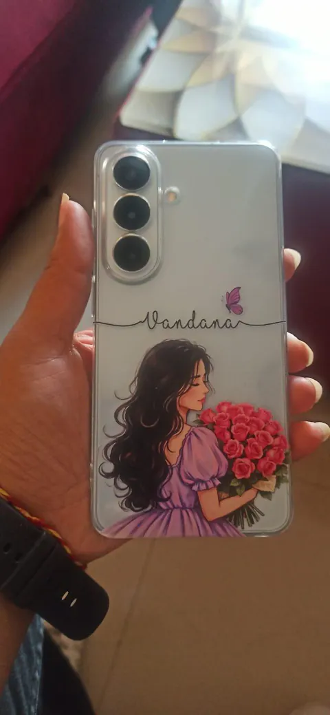 Personalized Name Butterfly Girl Phone Case – Custom Floral Cover