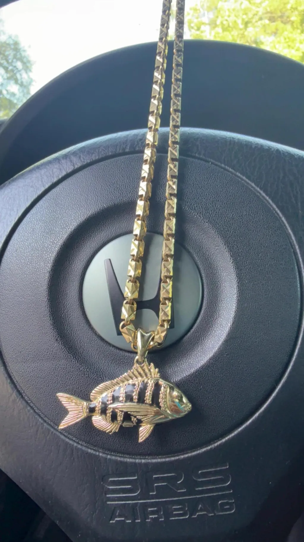 Sheepshead Fish Necklace