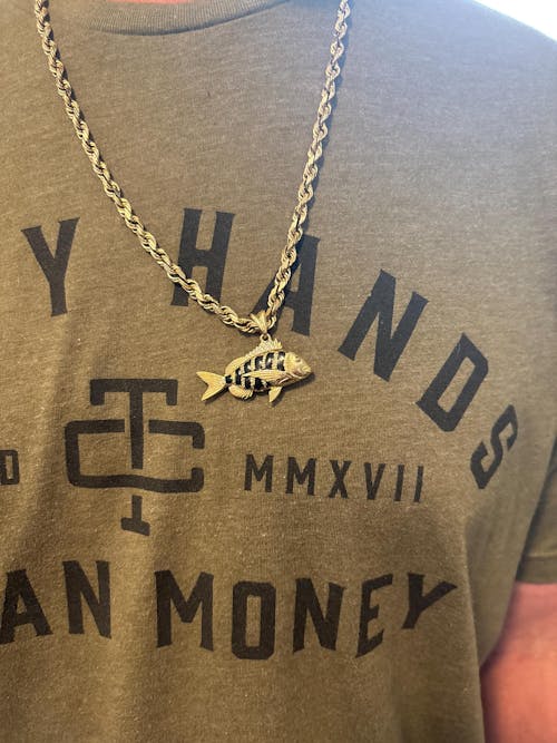 Sheepshead Fish Necklace