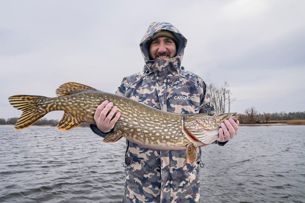 Catchdry Pro Coat - Fleece Lined Waterproof Fishing Coat