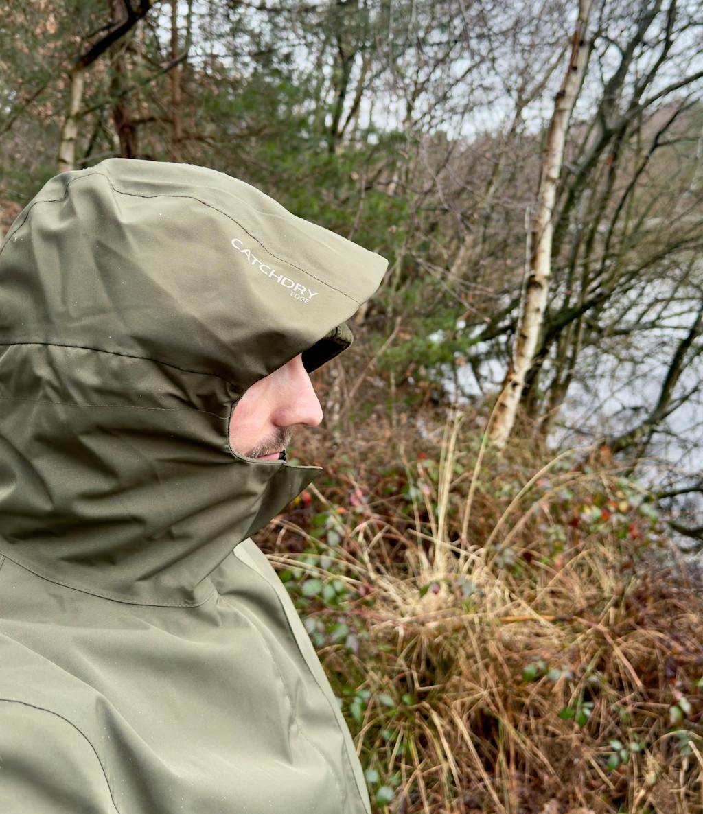 Catchdry Edge Jacket - Mesh Lined Waterproof Fishing Jacket