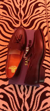 Sanders Finchley Black Calf Tassel Loafer | Goodyear Welted