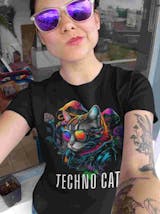 Techno Cat - Unisex classic tee