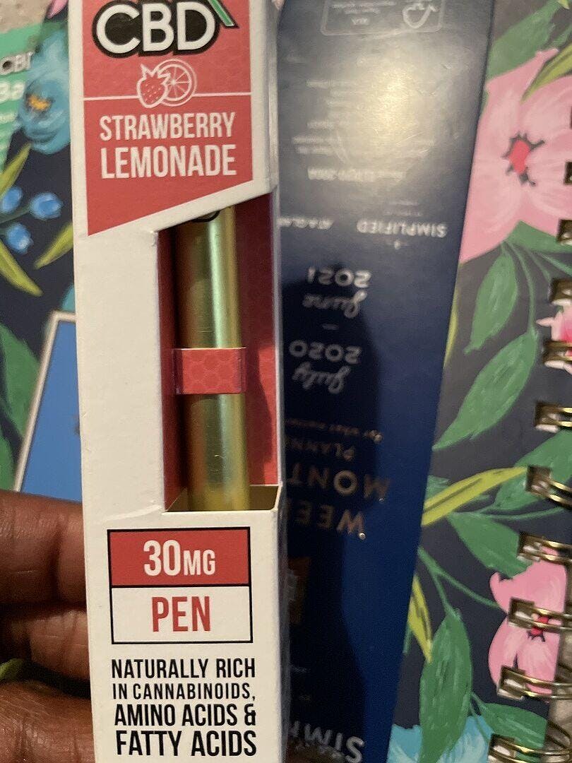 Strawberry Lemonade CBD Vape Pen | 1500mg Broad Spectrum CBD - CBDfx